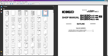 Kobelco Service Manuals